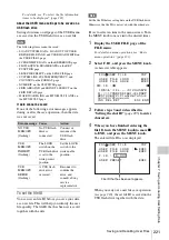 Preview for 221 page of Sony XDCAM PDW-850 Operation Manual