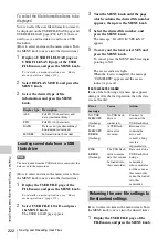 Preview for 222 page of Sony XDCAM PDW-850 Operation Manual