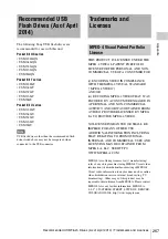 Preview for 267 page of Sony XDCAM PDW-850 Operation Manual