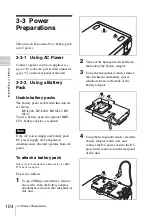 Preview for 104 page of Sony XDCAM PDW-D1 Operation Manual