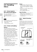 Preview for 106 page of Sony XDCAM PDW-D1 Operation Manual