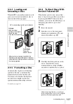 Preview for 107 page of Sony XDCAM PDW-D1 Operation Manual