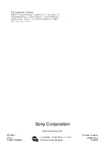 Preview for 138 page of Sony XDCAM PDW-D1 Operation Manual