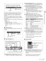 Предварительный просмотр 21 страницы Sony XDCAM PDW-HD1200 Operation Manual