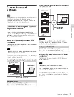 Предварительный просмотр 31 страницы Sony XDCAM PDW-HD1200 Operation Manual