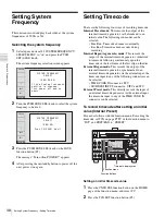 Предварительный просмотр 38 страницы Sony XDCAM PDW-HD1200 Operation Manual