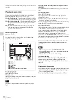 Предварительный просмотр 56 страницы Sony XDCAM PDW-HD1200 Operation Manual