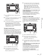 Предварительный просмотр 57 страницы Sony XDCAM PDW-HD1200 Operation Manual