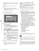 Предварительный просмотр 74 страницы Sony XDCAM PDW-HD1200 Operation Manual