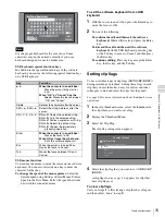 Предварительный просмотр 75 страницы Sony XDCAM PDW-HD1200 Operation Manual