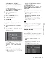 Предварительный просмотр 83 страницы Sony XDCAM PDW-HD1200 Operation Manual