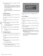 Предварительный просмотр 84 страницы Sony XDCAM PDW-HD1200 Operation Manual