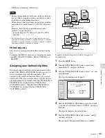 Предварительный просмотр 101 страницы Sony XDCAM PDW-HD1200 Operation Manual