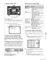 Предварительный просмотр 119 страницы Sony XDCAM PDW-HD1200 Operation Manual