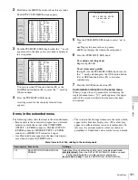 Предварительный просмотр 121 страницы Sony XDCAM PDW-HD1200 Operation Manual