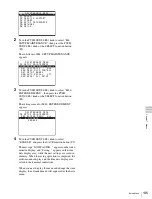 Предварительный просмотр 135 страницы Sony XDCAM PDW-HD1200 Operation Manual