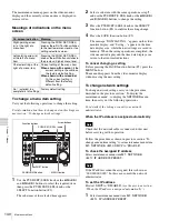 Предварительный просмотр 140 страницы Sony XDCAM PDW-HD1200 Operation Manual