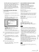 Предварительный просмотр 161 страницы Sony XDCAM PDW-HD1200 Operation Manual