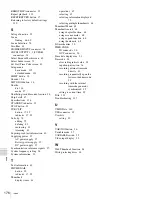 Предварительный просмотр 176 страницы Sony XDCAM PDW-HD1200 Operation Manual