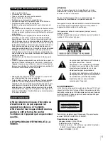 Предварительный просмотр 5 страницы Sony XDCAM PDW-HR1 Operation Manual