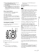 Предварительный просмотр 63 страницы Sony XDCAM PDW-HR1 Operation Manual