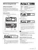 Preview for 7 page of Sony XDCAM PDW-R1 Operation Manual