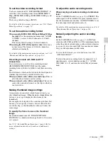 Preview for 43 page of Sony XDCAM PDW-R1 Operation Manual