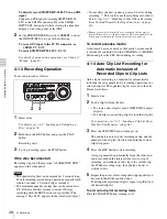 Preview for 48 page of Sony XDCAM PDW-R1 Operation Manual