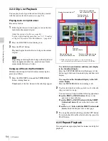 Preview for 54 page of Sony XDCAM PDW-R1 Operation Manual