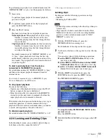 Preview for 55 page of Sony XDCAM PDW-R1 Operation Manual