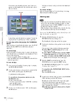 Preview for 56 page of Sony XDCAM PDW-R1 Operation Manual