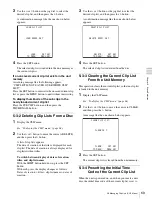 Preview for 69 page of Sony XDCAM PDW-R1 Operation Manual