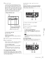 Preview for 115 page of Sony XDCAM PDW-R1 Operation Manual