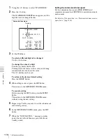 Preview for 116 page of Sony XDCAM PDW-R1 Operation Manual