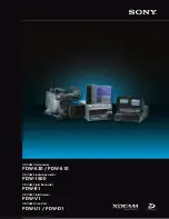 Sony XDCAM PDW-U1 Brochure предпросмотр