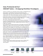 Предварительный просмотр 2 страницы Sony XDCAM PDW-U1 Brochure