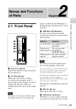 Предварительный просмотр 49 страницы Sony XDCAM PDW-U1 Operation Manual