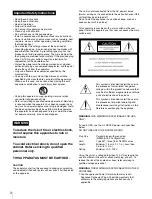 Preview for 2 page of Sony XDCAM PDW-V1 Operation Manual