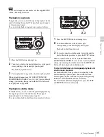 Preview for 35 page of Sony XDCAM PDW-V1 Operation Manual