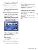 Preview for 41 page of Sony XDCAM PDW-V1 Operation Manual