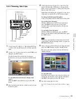 Preview for 49 page of Sony XDCAM PDW-V1 Operation Manual