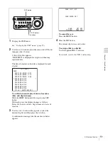 Preview for 51 page of Sony XDCAM PDW-V1 Operation Manual