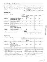 Preview for 57 page of Sony XDCAM PDW-V1 Operation Manual