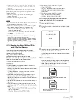 Preview for 59 page of Sony XDCAM PDW-V1 Operation Manual