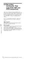 Preview for 70 page of Sony XDCAM PDW-V1 Operation Manual