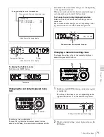 Preview for 75 page of Sony XDCAM PDW-V1 Operation Manual