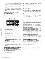 Preview for 76 page of Sony XDCAM PDW-V1 Operation Manual