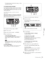 Preview for 89 page of Sony XDCAM PDW-V1 Operation Manual