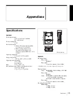 Preview for 101 page of Sony XDCAM PDW-V1 Operation Manual