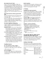 Preview for 7 page of Sony XDCAM PMW-1000 Operation Manual